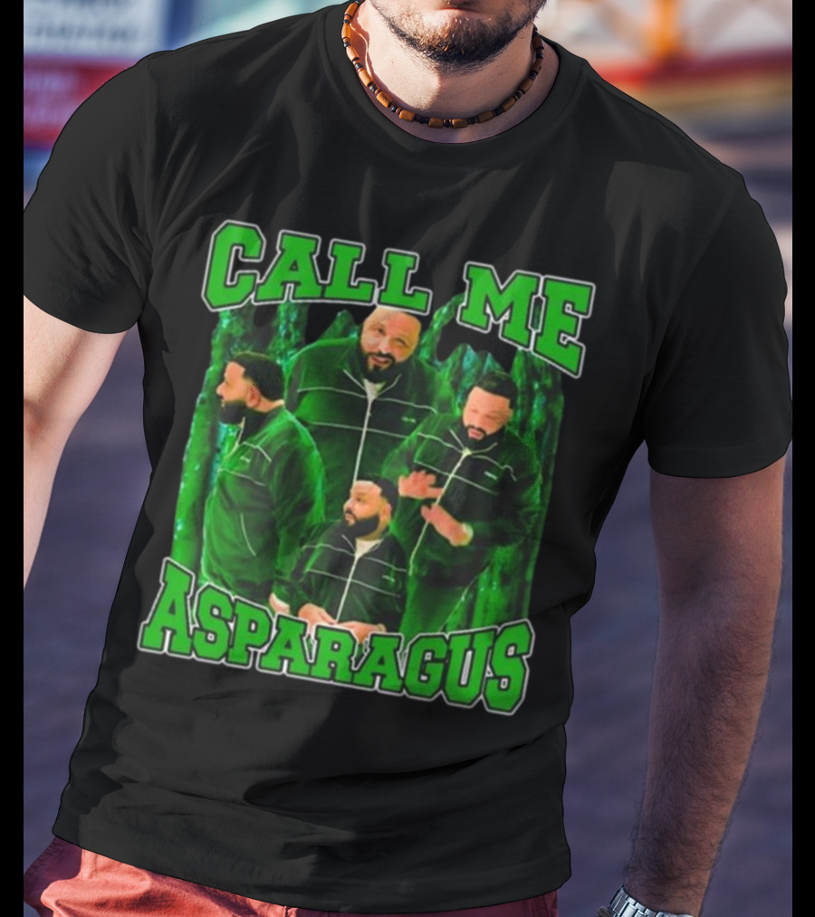 Call ME Asparagus Green Tracksuit Dj Look T-Shirt