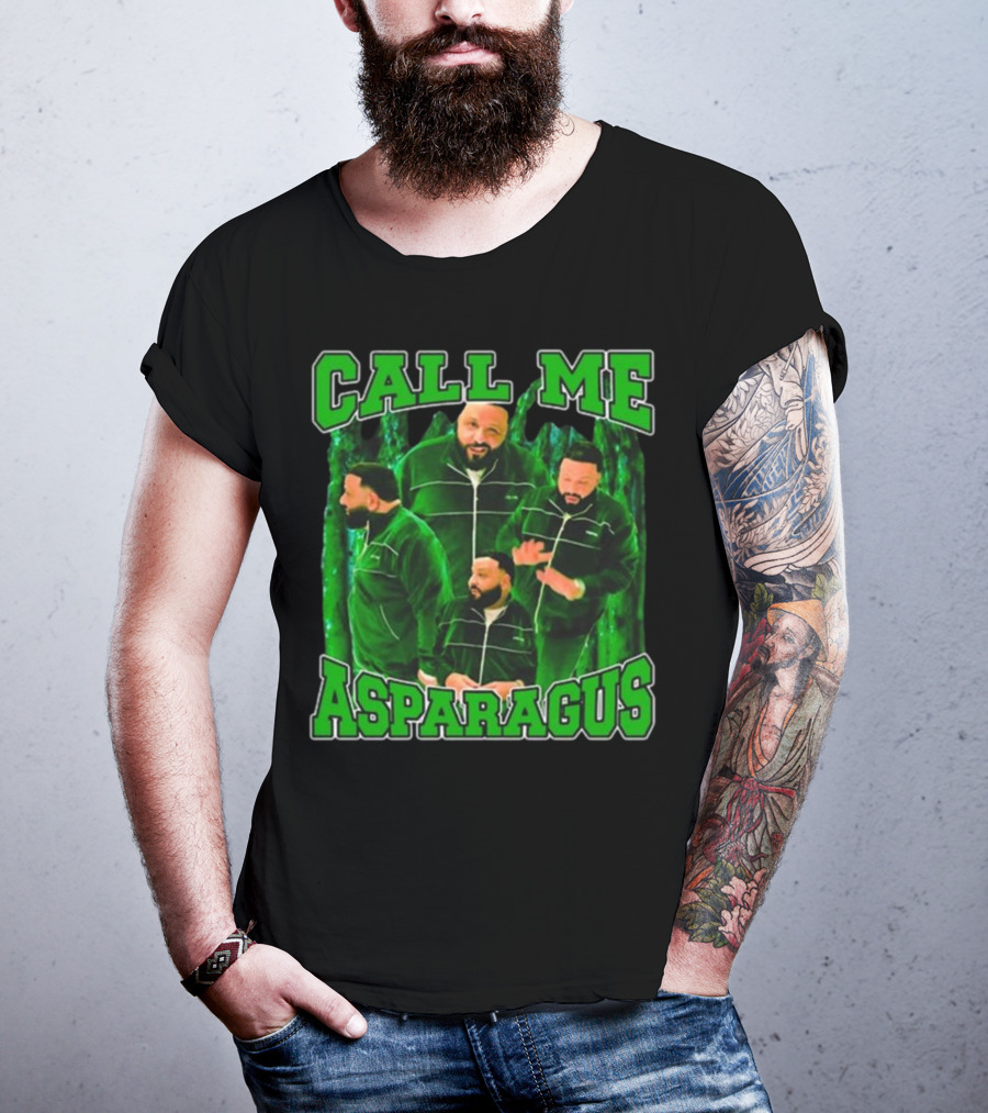 Call ME Asparagus Green Tracksuit Dj Look T-Shirt