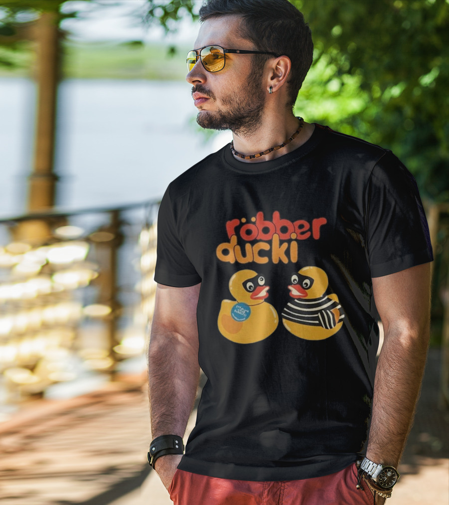 Robber Duck Rubber Duck Robbers In Disguise T-Shirt