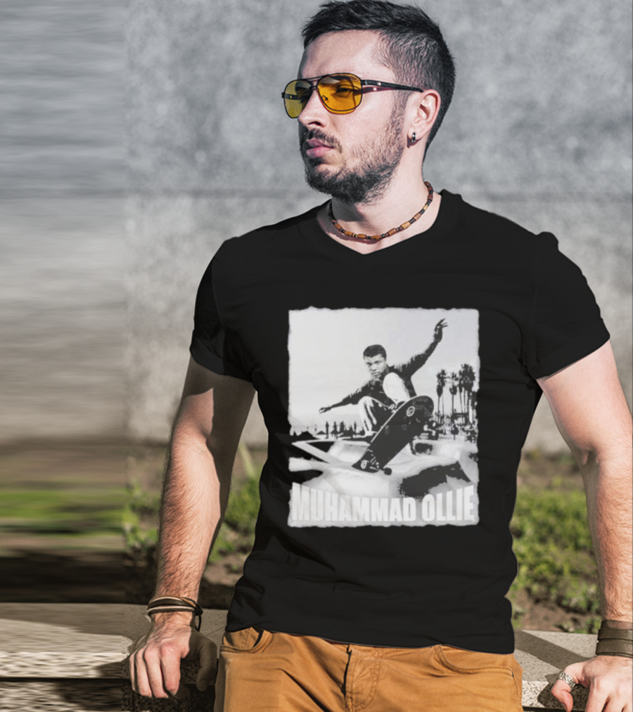 Muhammad Ollie Skateboarding Legend Crossover T-Shirt