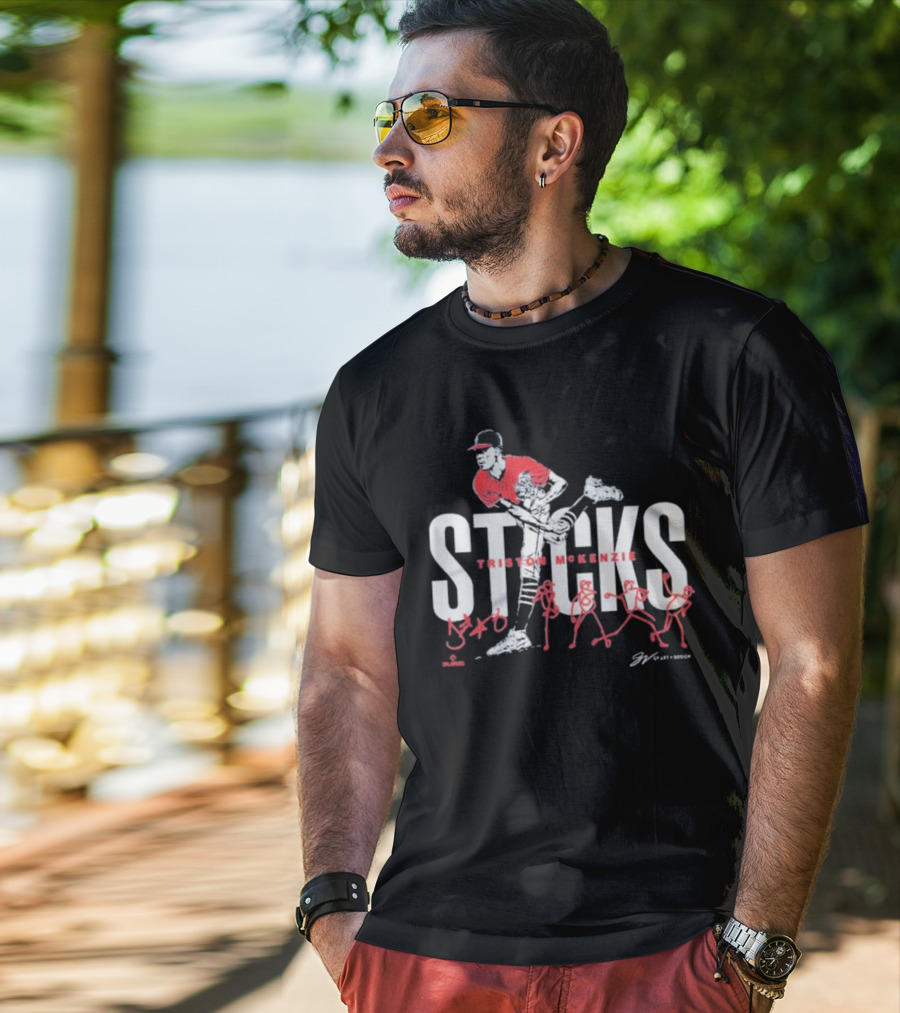 Triston McKenzie Sticks Baseball Pitch T-Shirt