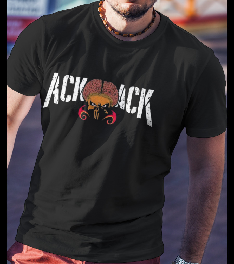Ack Ack Mars Attacks Alien Brain T-Shirt