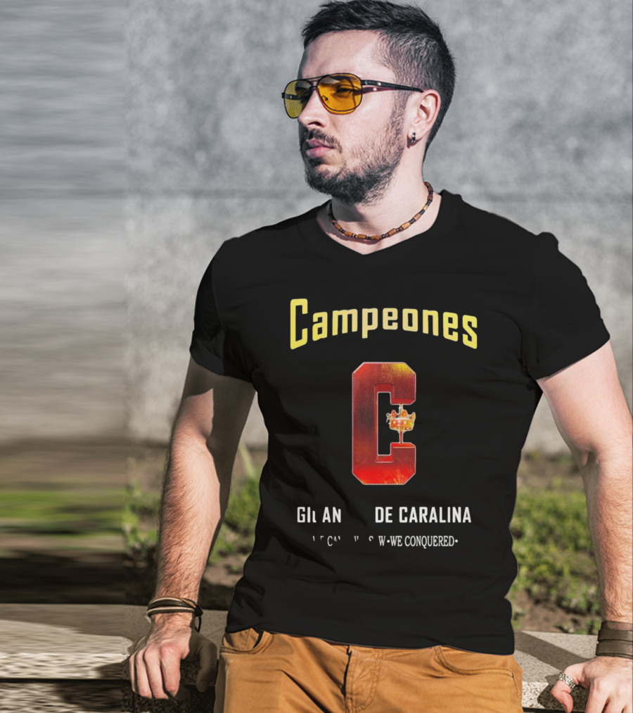 Campeones Gigantes De Caralina Crowned Victory T-Shirt
