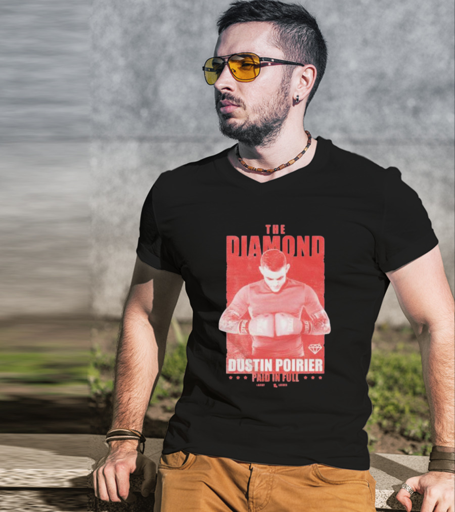 The Diamond Dustin Poirier Paid In Full Diamond Boxing T-Shirt