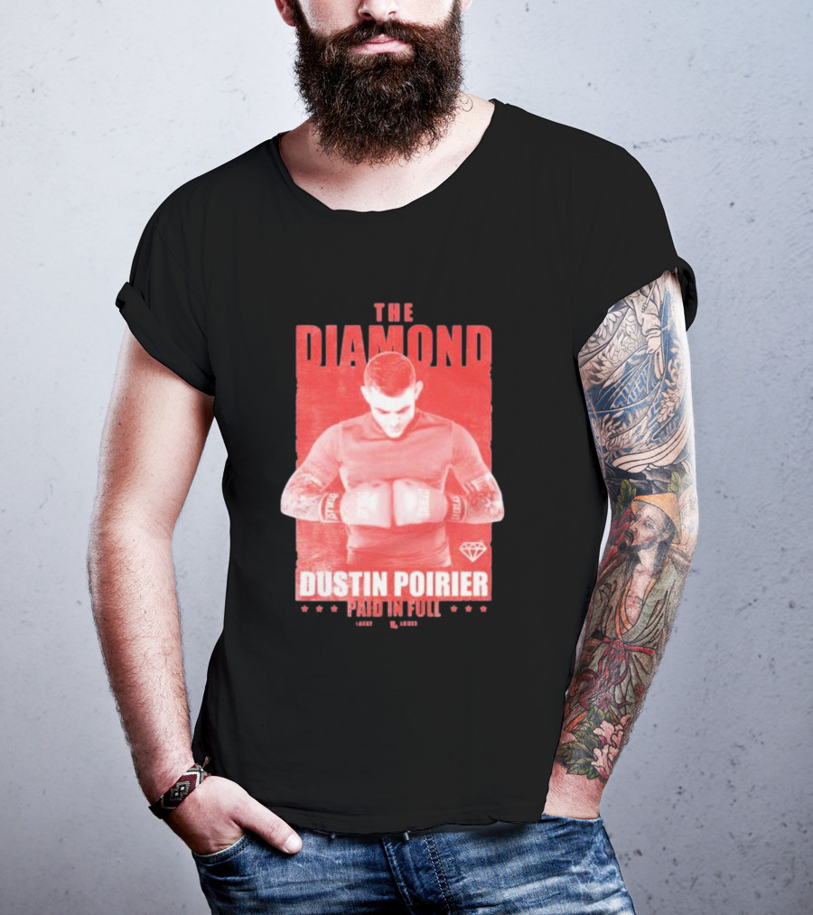 The Diamond Dustin Poirier Paid In Full Diamond Boxing T-Shirt