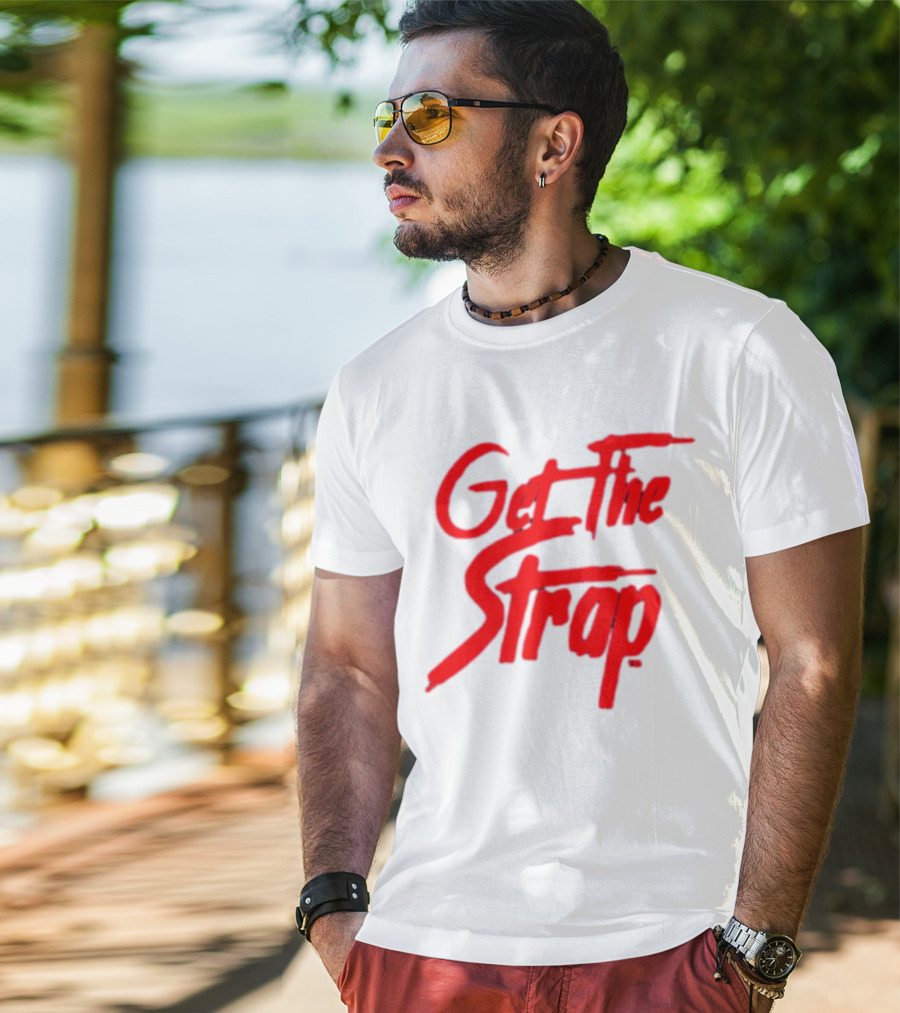 Version 1 Get The Strap Red T-Shirt