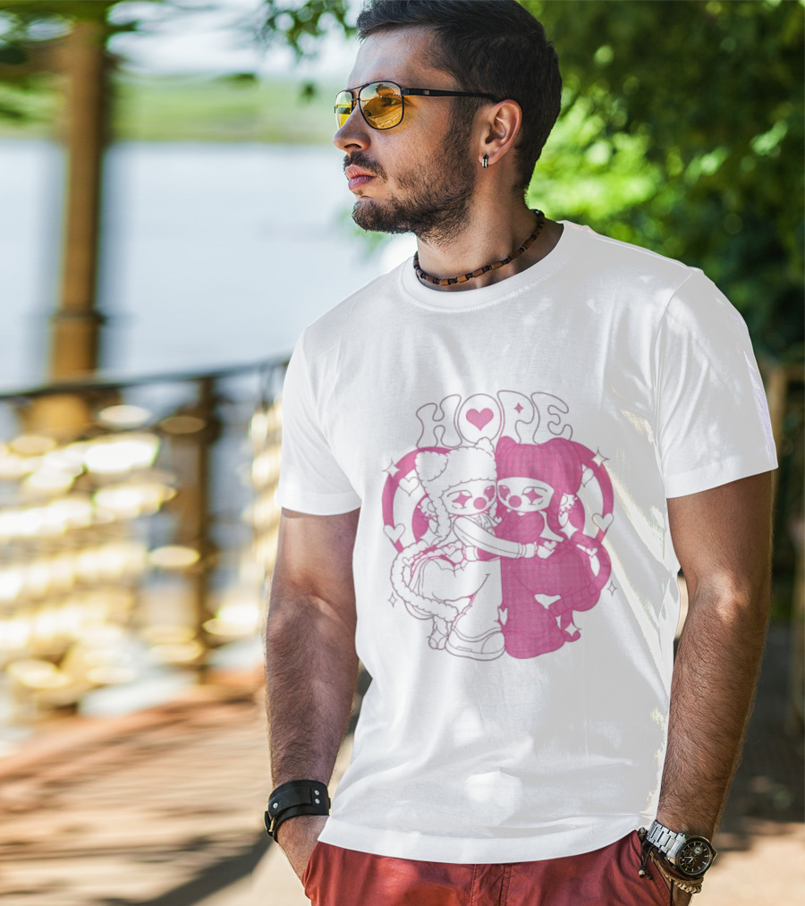 Hope Heart Embrace LizI Grace T-Shirt