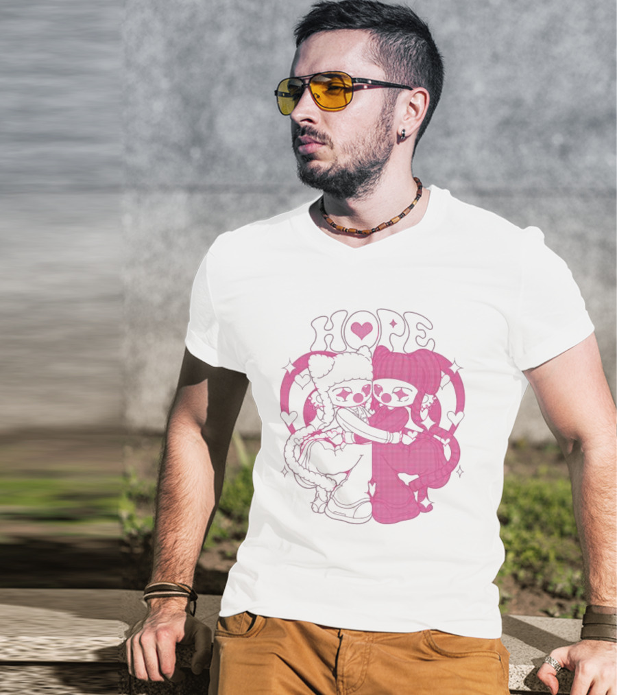Hope Heart Embrace LizI Grace T-Shirt