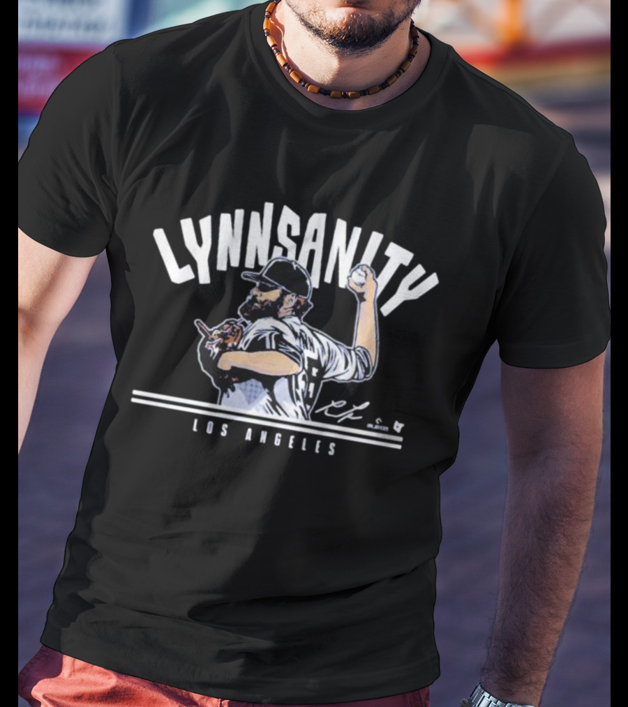 Lynnsanity Los Angeles Lance Lynn Baseball T-Shirt