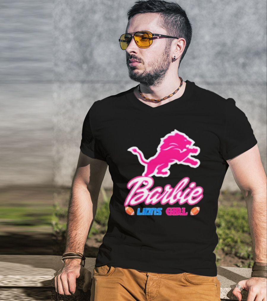 Barbie Lions Girl Football T-Shirt