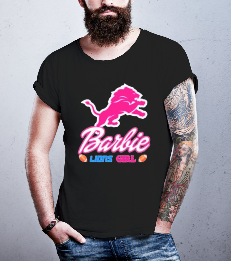 Barbie Lions Girl Football T-Shirt