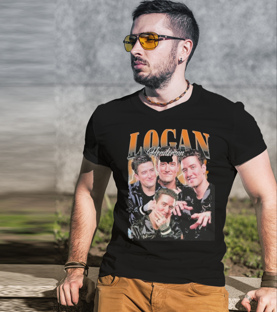 Logan Henderson Vintage And Man T-Shirt