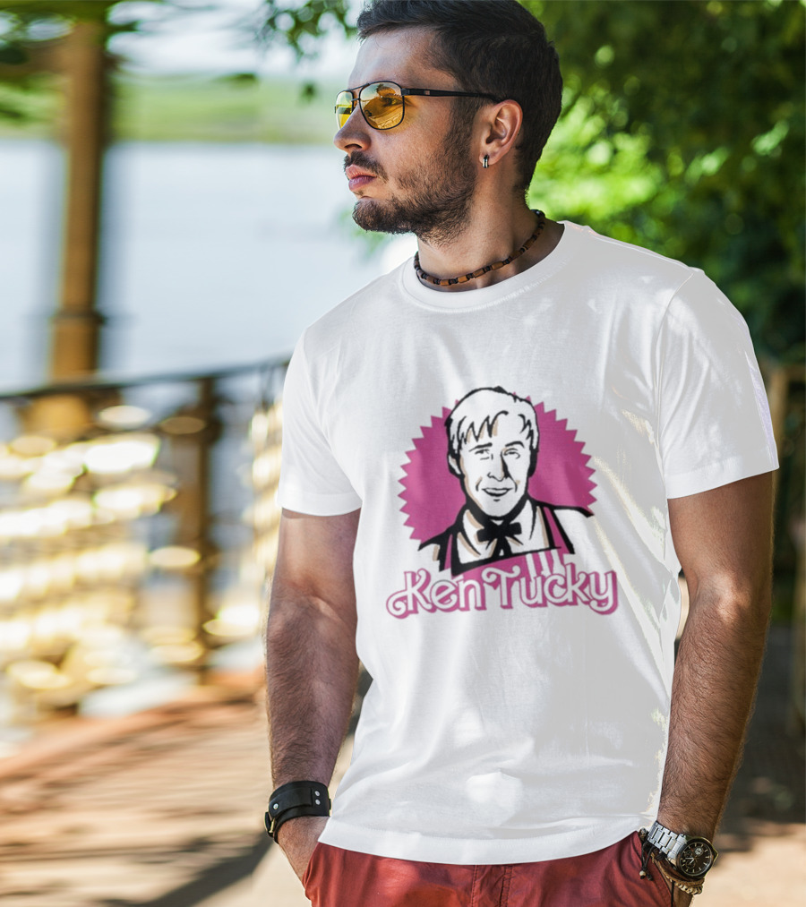 Ken Tucky Barbie Pink Starburst Style Retro Charm T-Shirt