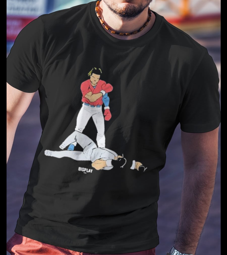 Bigplay Down Goes KO Boxer Knockout Moment T-Shirt