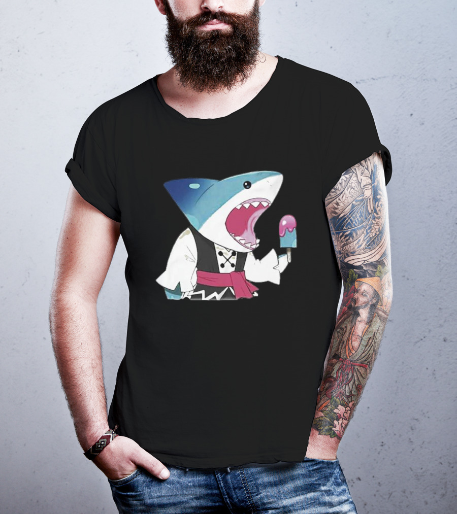 Shroomie Sorbet Shark Cookie Ice Cream Treat T-Shirt