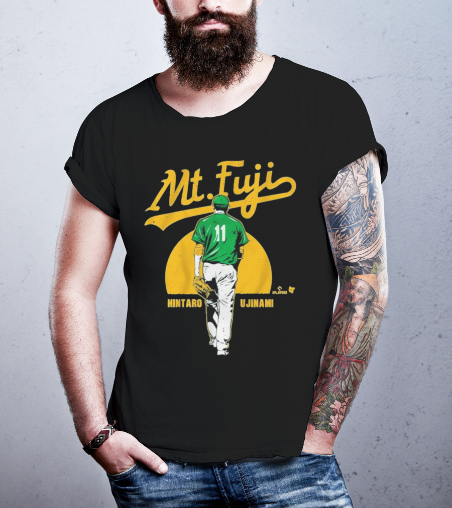 Mt. Fuji HINTARO FUJINAMI 11 Oakland Baseball Players T-Shirt