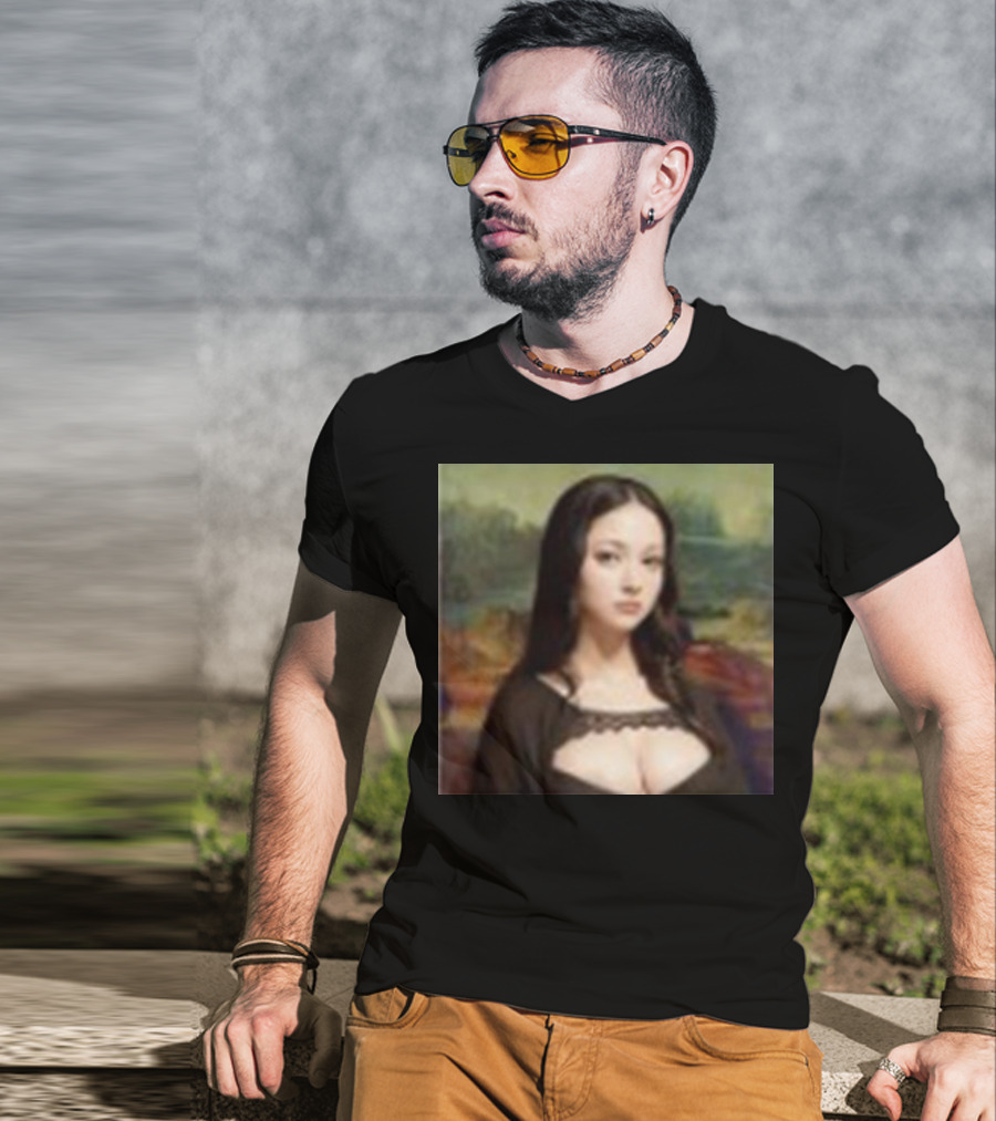 Modern Mona Lisa Renaissance Elegance T-Shirt