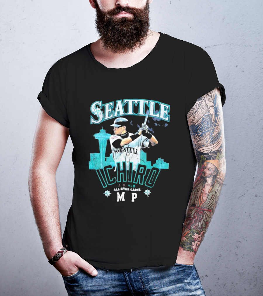 Seattle Mariners 2007 MLB All Star Game MVP Ichiro Suzuki T-Shirt