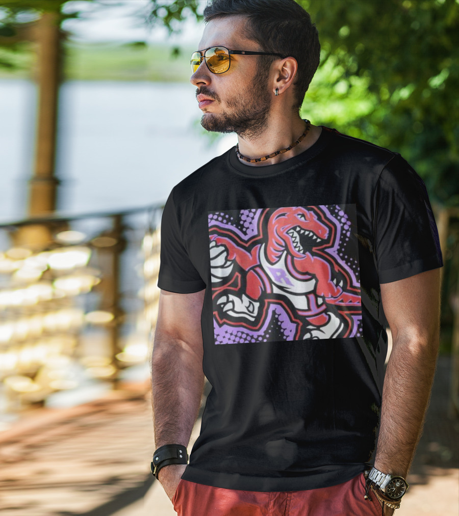 Big Face 7.0 SS Toronto Raptors Dinosaur T-Shirt