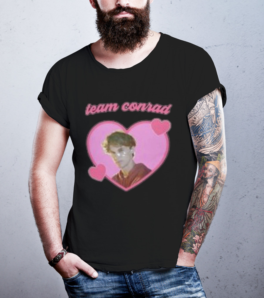 Team Conrad Heart Design Lembrar T-Shirt