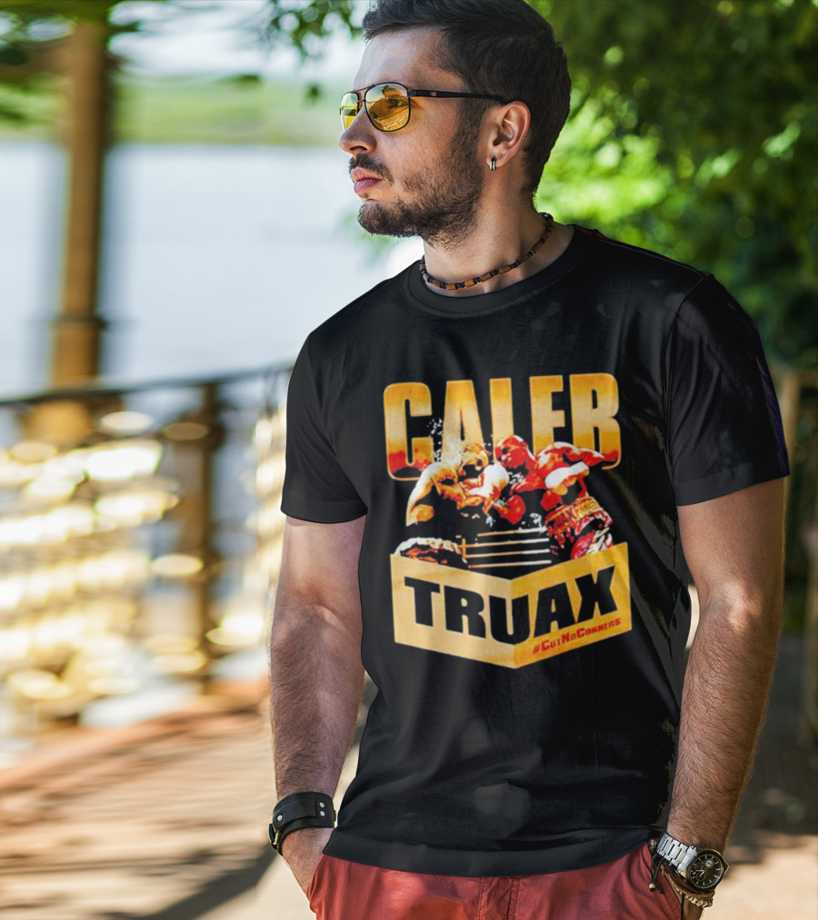 Caleb Truax Boxing Knockout #CutNoCorners T-Shirt