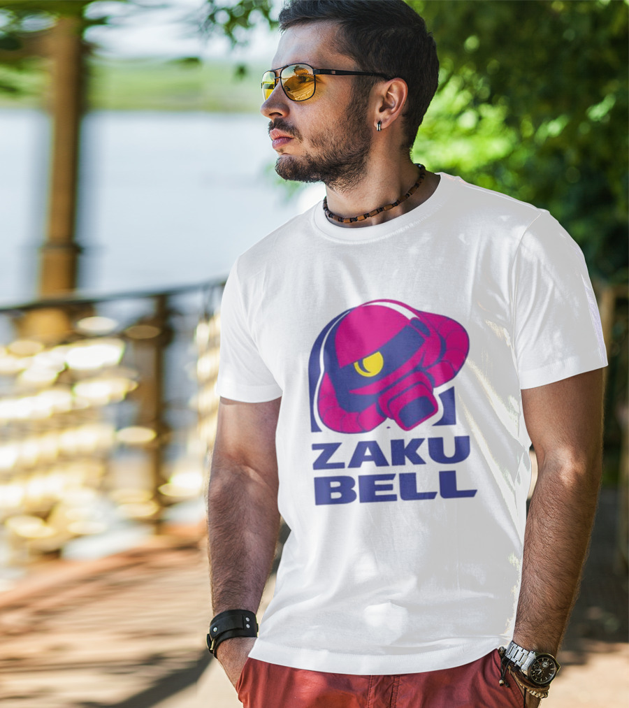 Dead Set Media Zaku Bell Mecha Fast Food Mashup T-Shirt