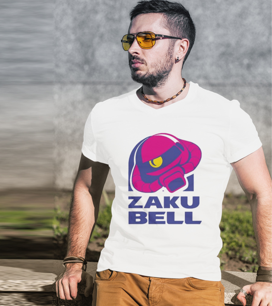 Dead Set Media Zaku Bell Mecha Fast Food Mashup T-Shirt