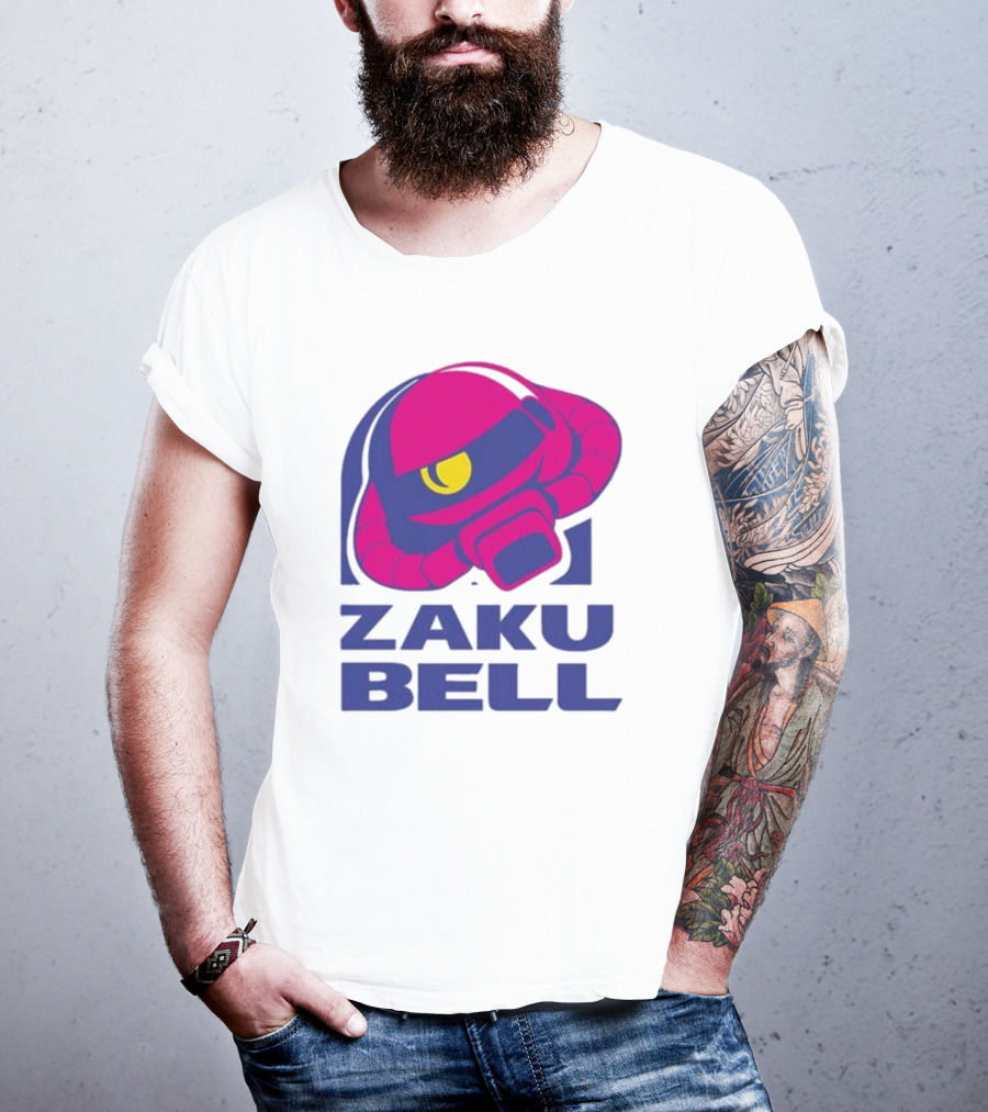 Dead Set Media Zaku Bell Mecha Fast Food Mashup T-Shirt