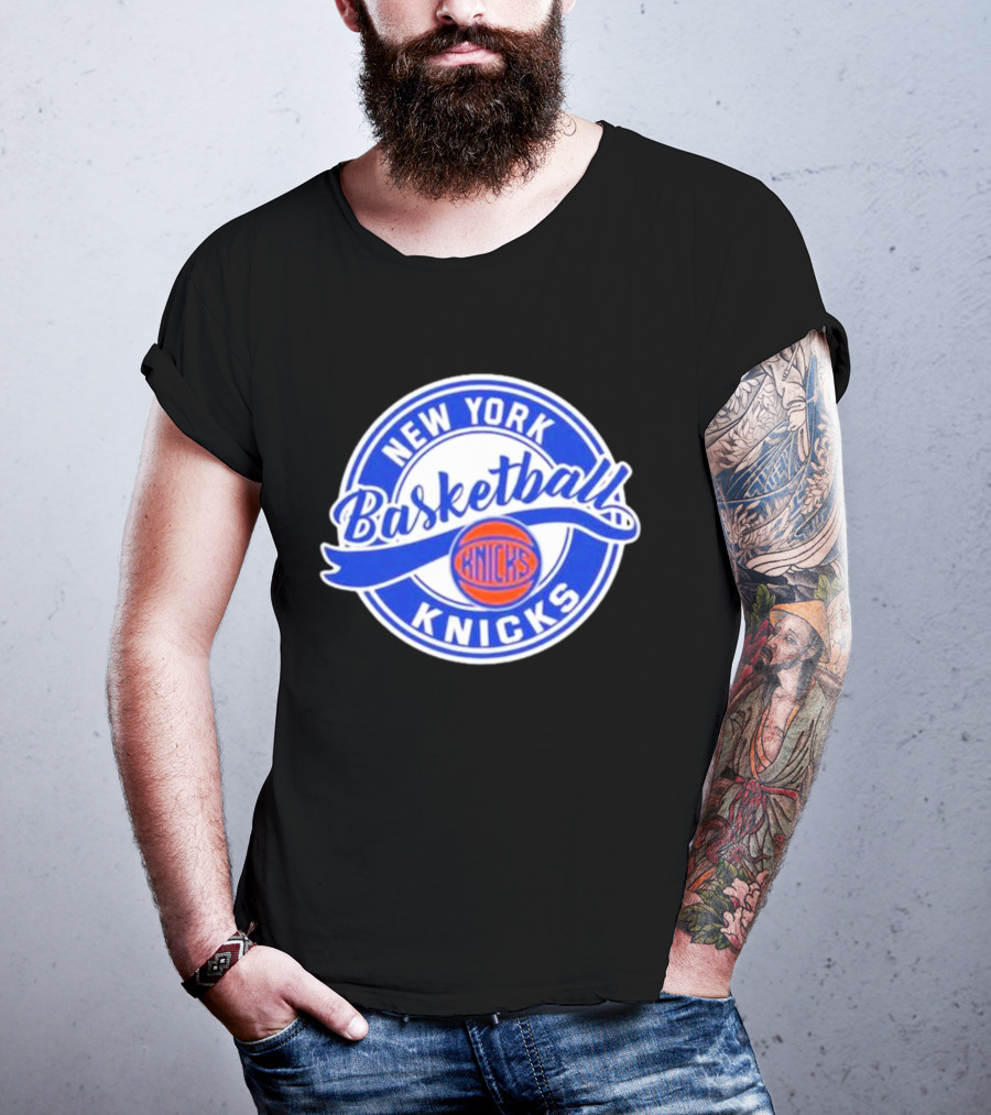 New York Knicks Basketball Circle T-Shirt