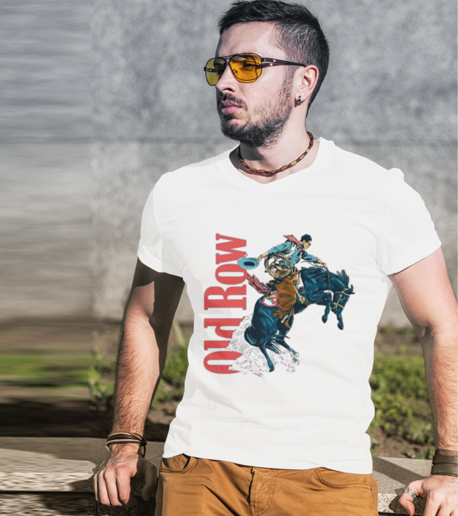 Old Row Cowboy Rodeo Rider Galloping 3.0 T-Shirt