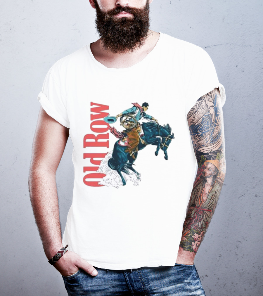 Old Row Cowboy Rodeo Rider Galloping 3.0 T-Shirt