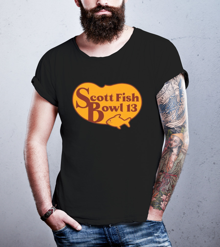 Scott Fish Bowl 13 Logo With Fish T-Shirt