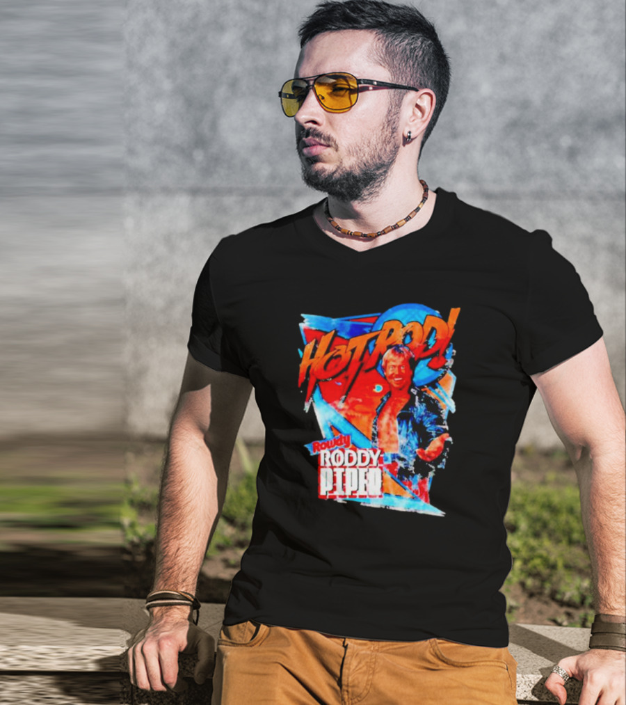 Rowdy Roddy Piper Hot Rod Iconic Wrestling T-Shirt