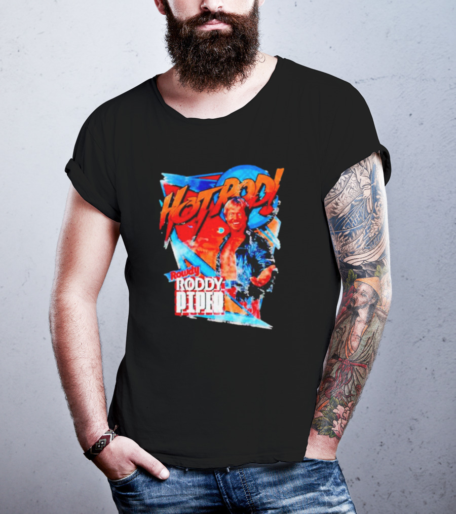 Rowdy Roddy Piper Hot Rod Iconic Wrestling T-Shirt
