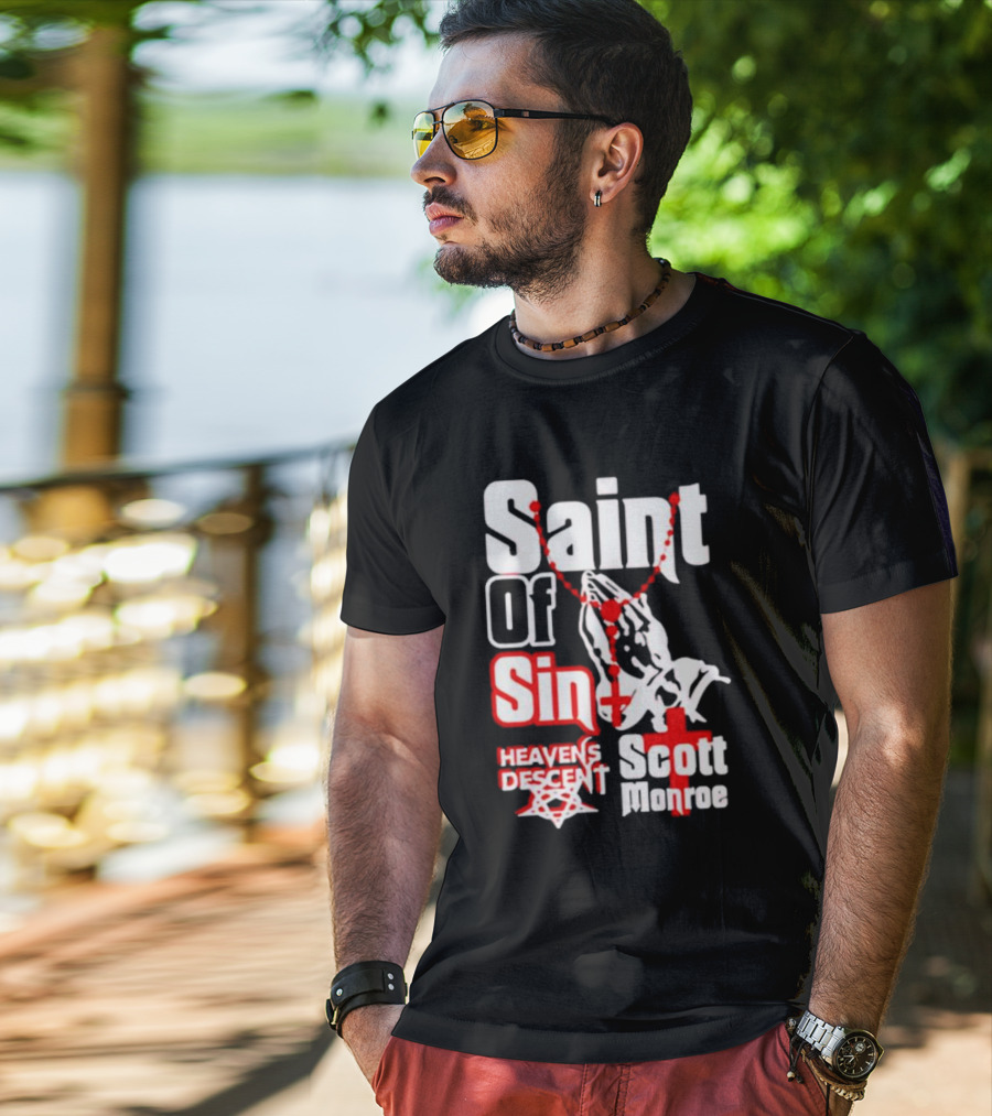 Saint Of Sin Heavens Descent Scott Monroe T-Shirt
