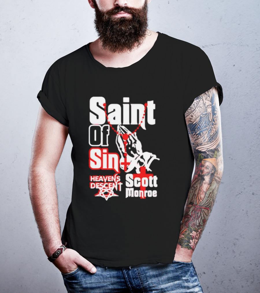 Saint Of Sin Heavens Descent Scott Monroe T-Shirt