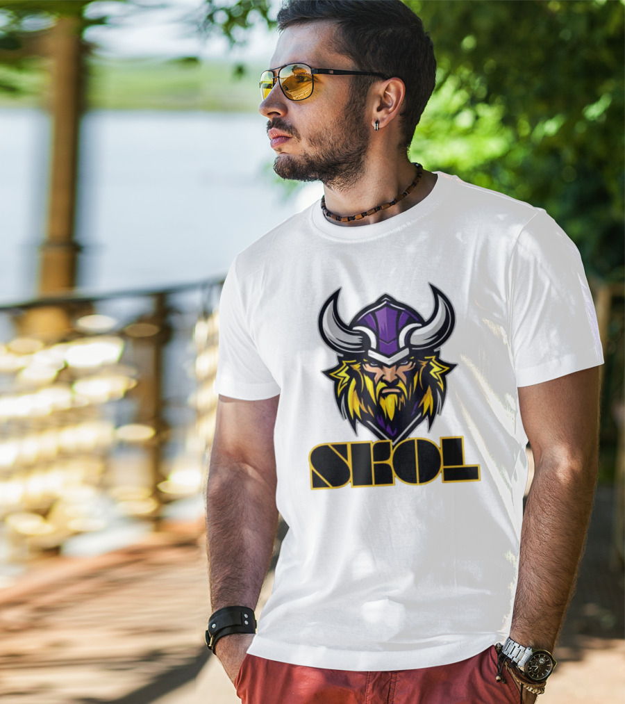 Minnesota Vikings Skol Scandinavian Pride Viking T-Shirt