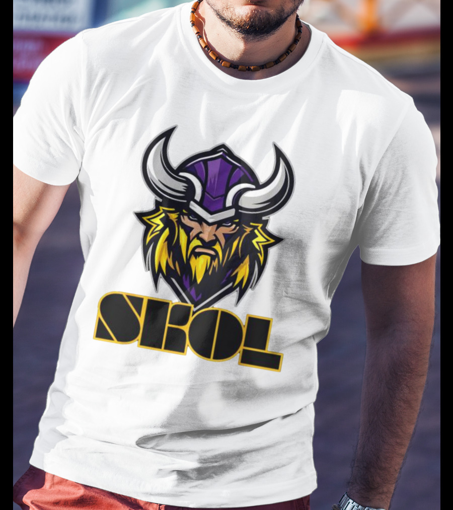 Minnesota Vikings Skol Scandinavian Pride Viking T-Shirt