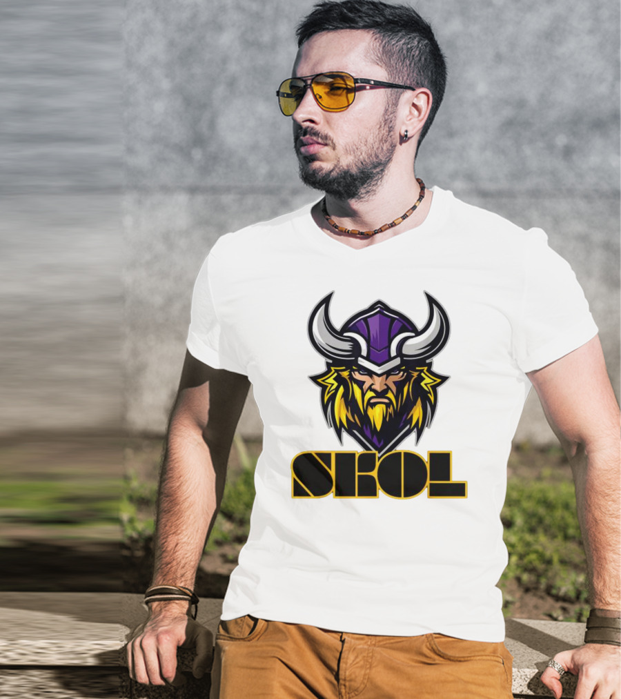 Minnesota Vikings Skol Scandinavian Pride Viking T-Shirt