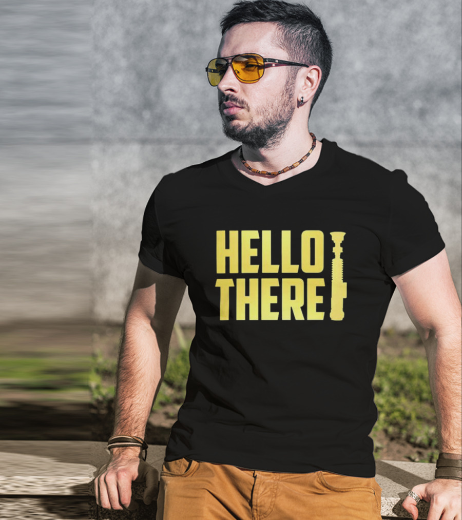 Hello There Lightsaber Iconic Reference T-Shirt