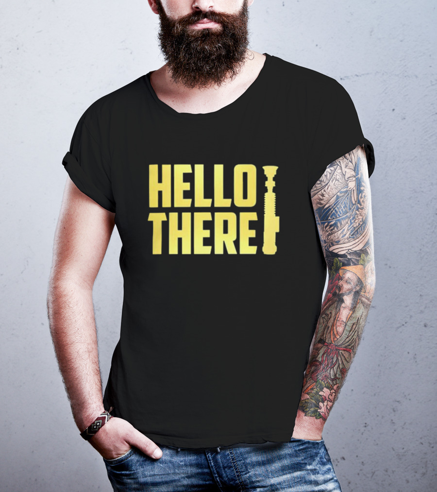 Hello There Lightsaber Iconic Reference T-Shirt