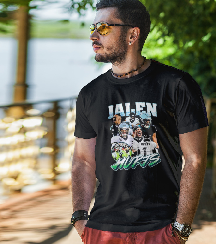 Jalen Hurts Football Images T-Shirt