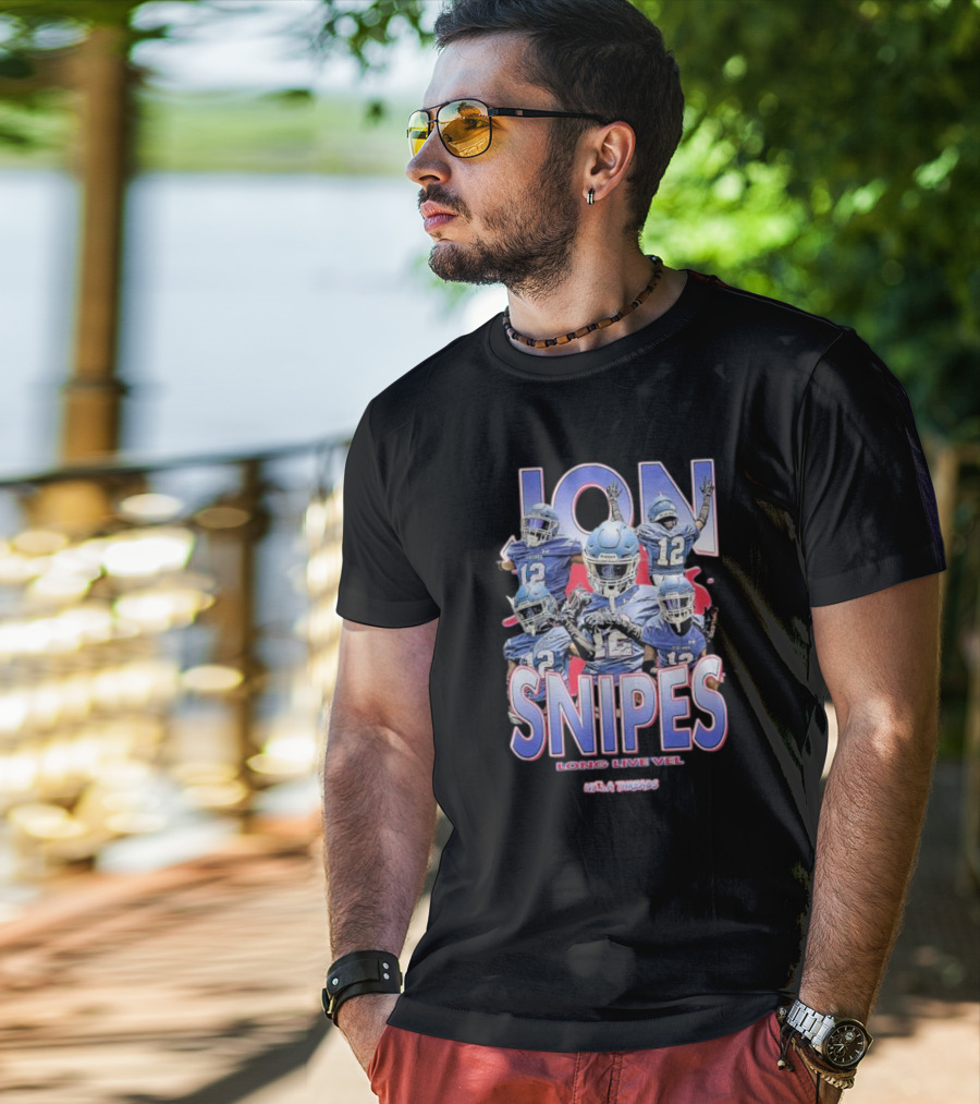 JON SNIPES LONG LIVE VEL NYC THREADS 12 Football T-Shirt