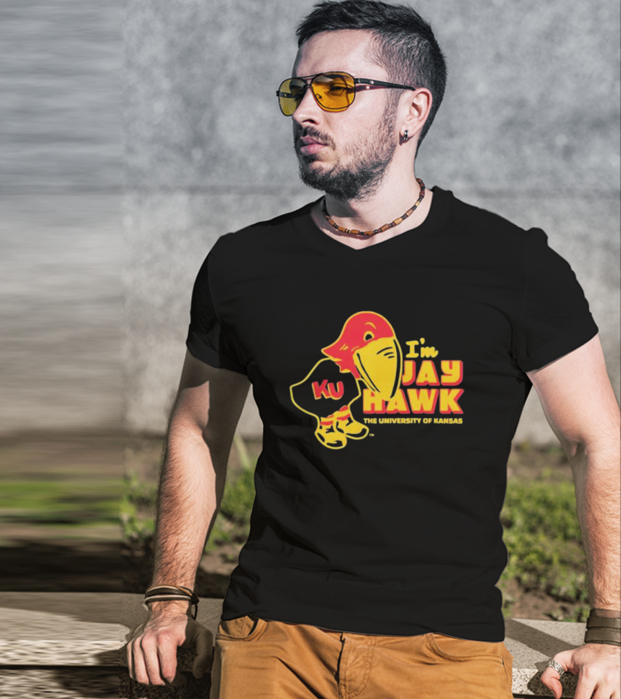 KU I'm A Jayhawk The University Of Kansas 1920 College Vault T-Shirt