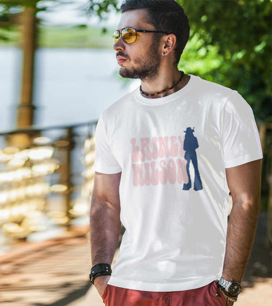 Lainey Wilson Silhouette Album Style Retro Font T-Shirt