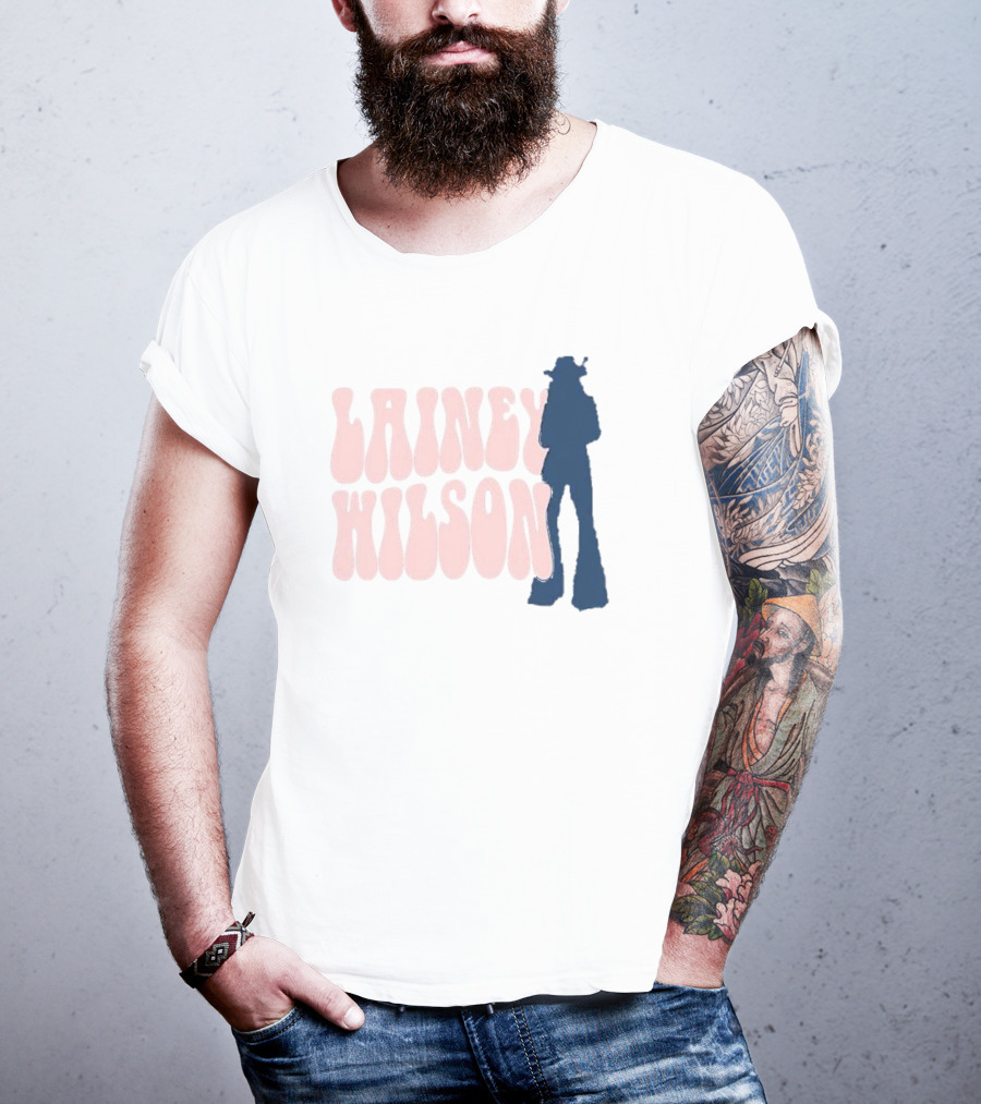 Lainey Wilson Silhouette Album Style Retro Font T-Shirt