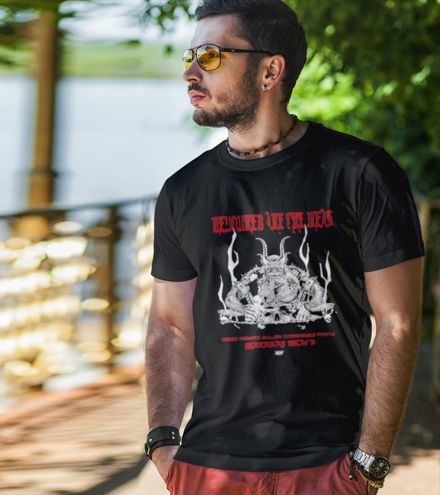Malakai Black Devoured Are The Weak Greed Creates Hollow Consumable People House Of Black AEW T-Shirt