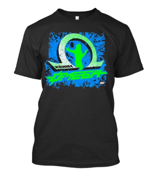Kenny Omega AEW Omega Logo Silhouette Explosion T-Shirt