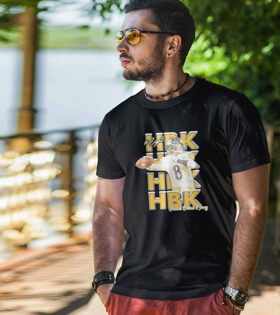 Eight HBK Heart Break Kenny Steelers Player Number 8 T-Shirt