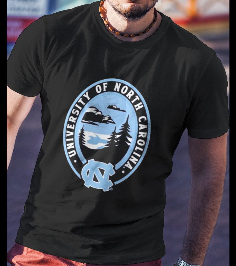 North Carolina Tar Heels University Of North Carolina Staycation T-Shirt